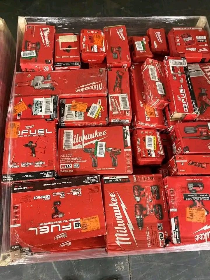200 UNITS – Milwaukee Tools Pallet (Wholesale Lot)