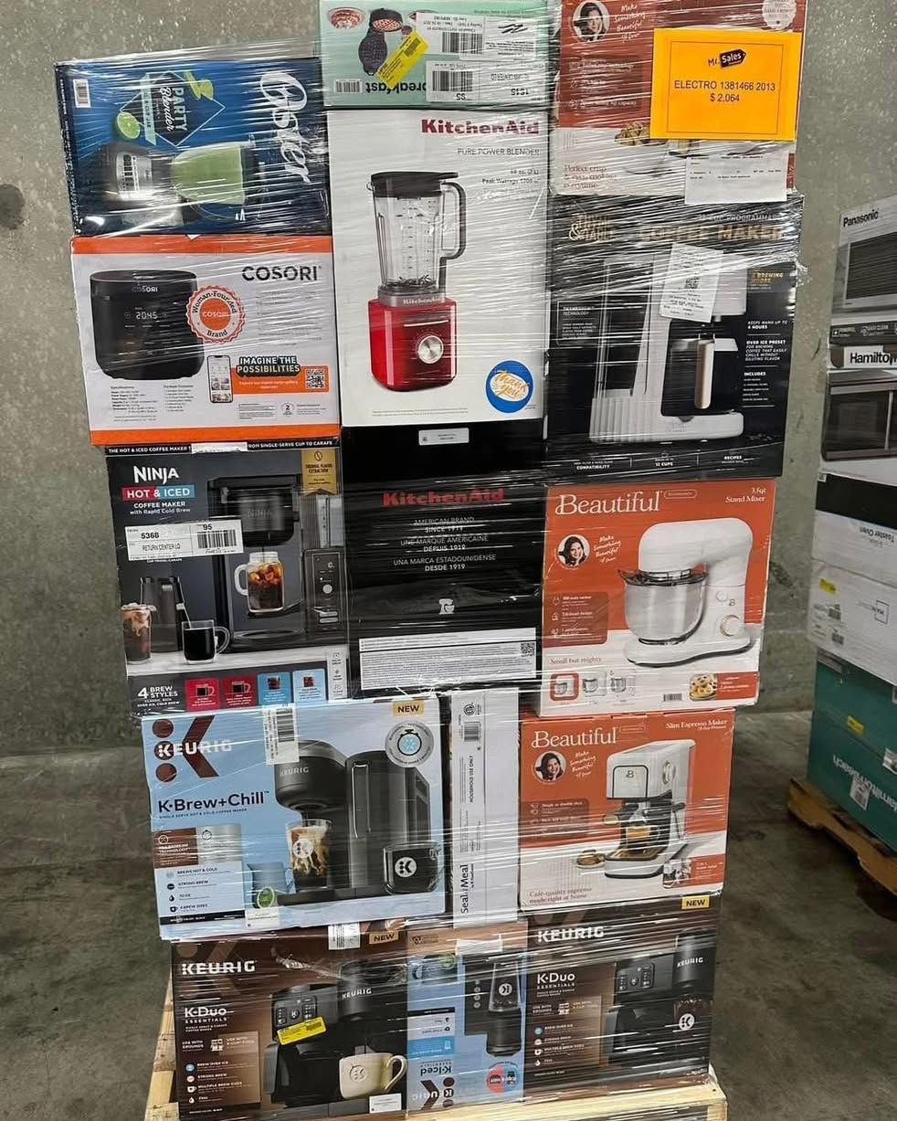 100 UNITS – Kitchen Appliance Pallet (Medium Lot)