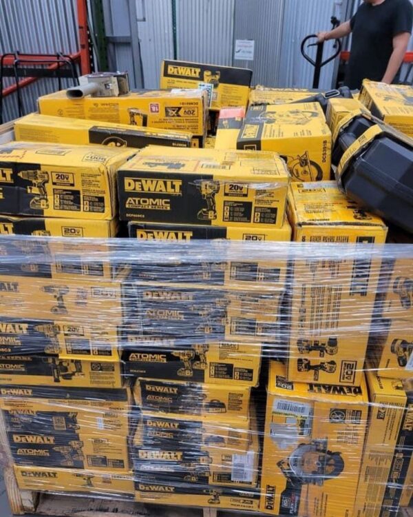 150 UNITS – DeWalt Tools Pallet (Large Lot)